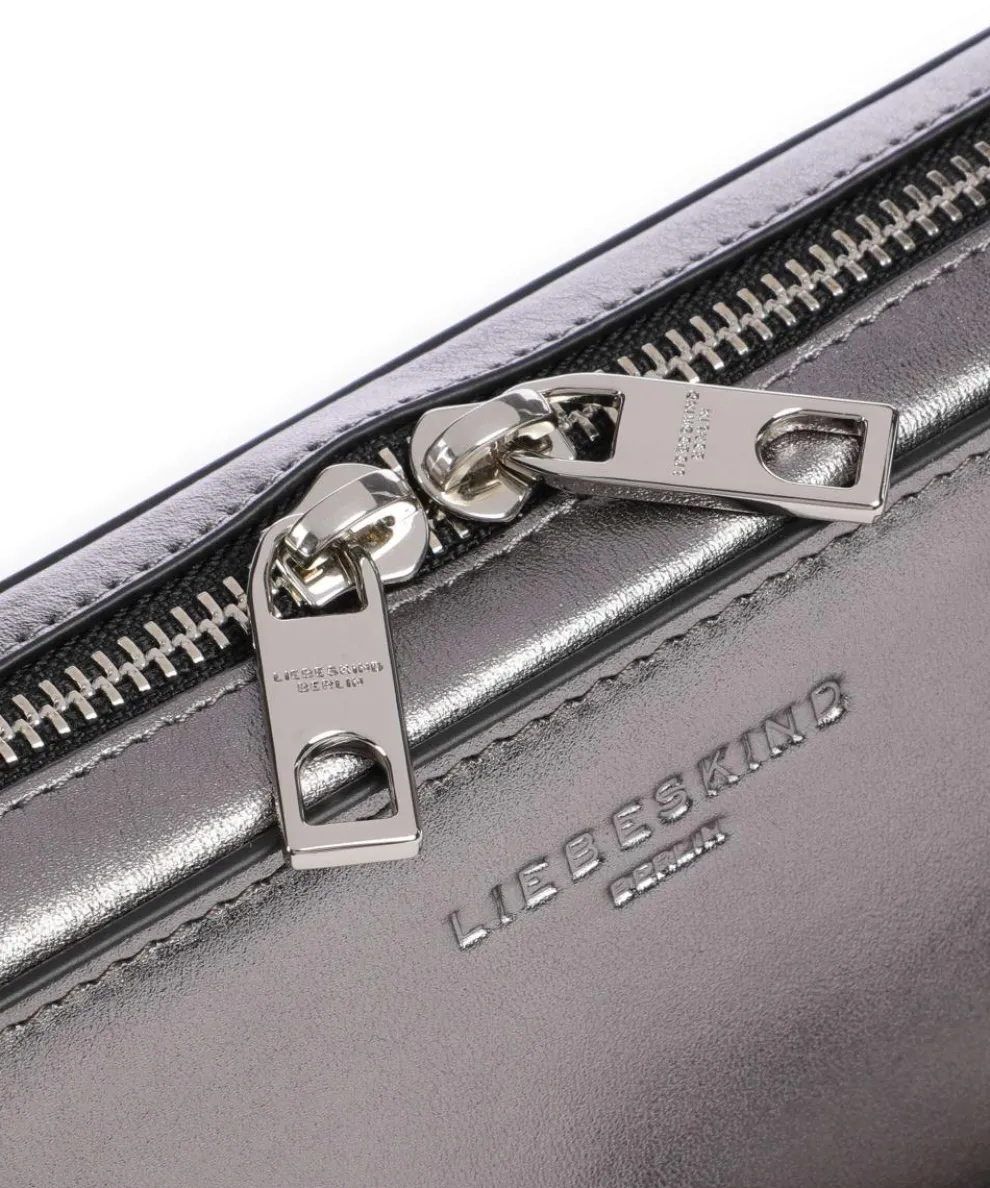 Lou Silverstone XS Umhängetasche Rindsleder silber