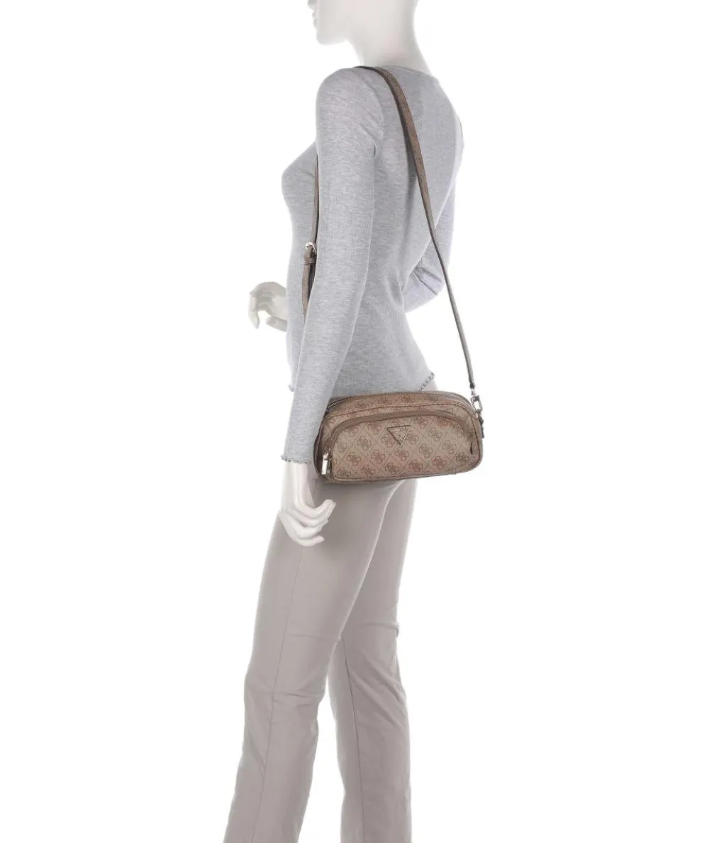 Power Play Umhängetasche Lederimitat hellbraun