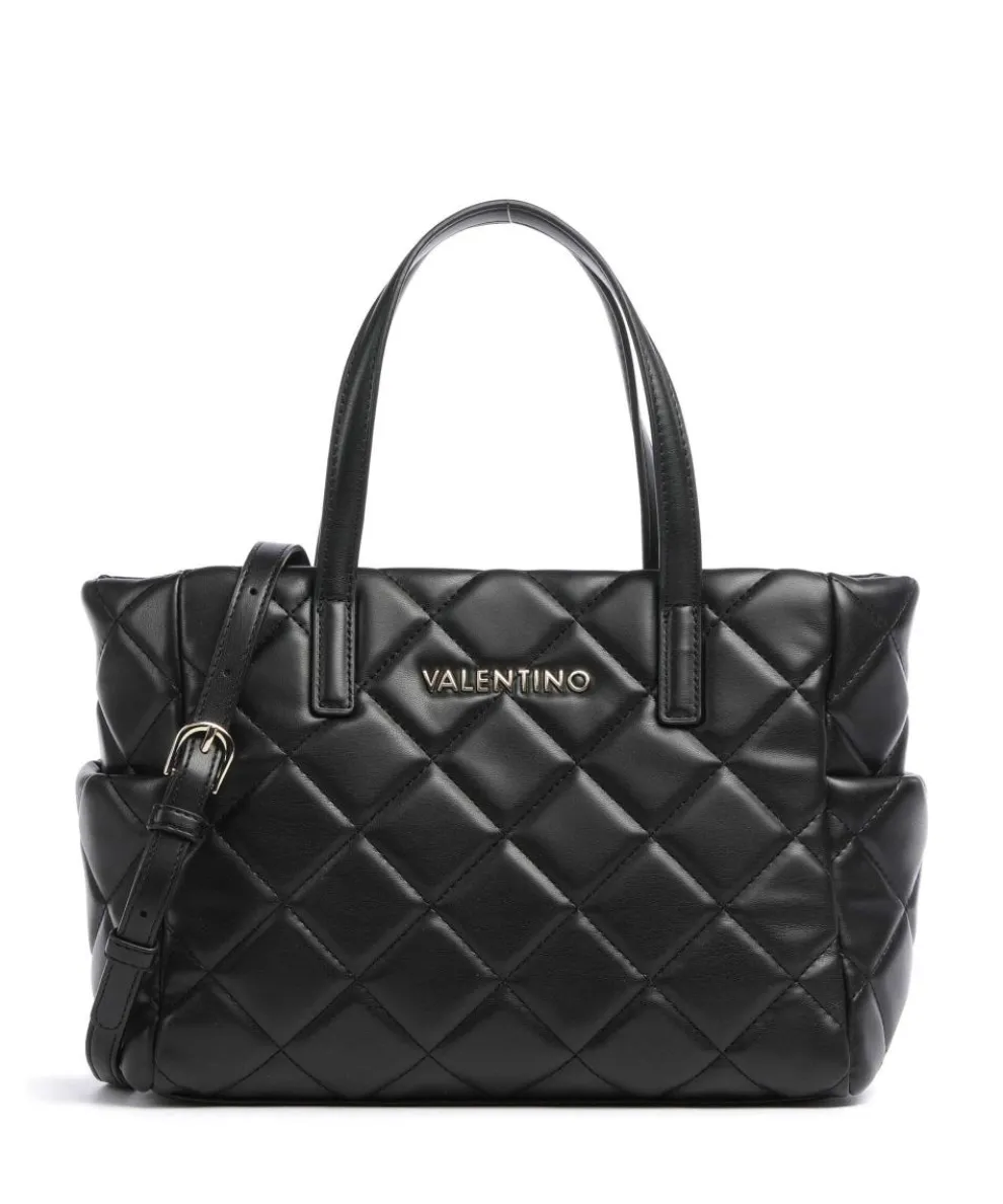 Ocarina Handtasche Lederimitat schwarz