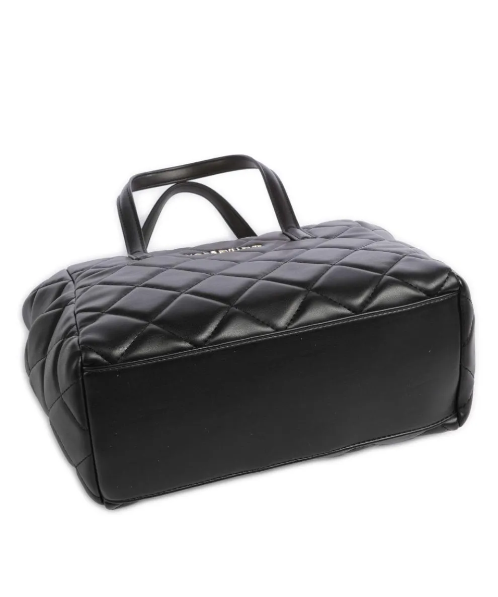 Ocarina Handtasche Lederimitat schwarz