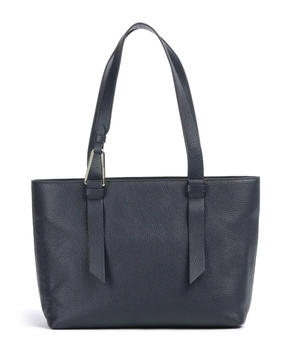 Malory Shopper genarbtes Leder navy