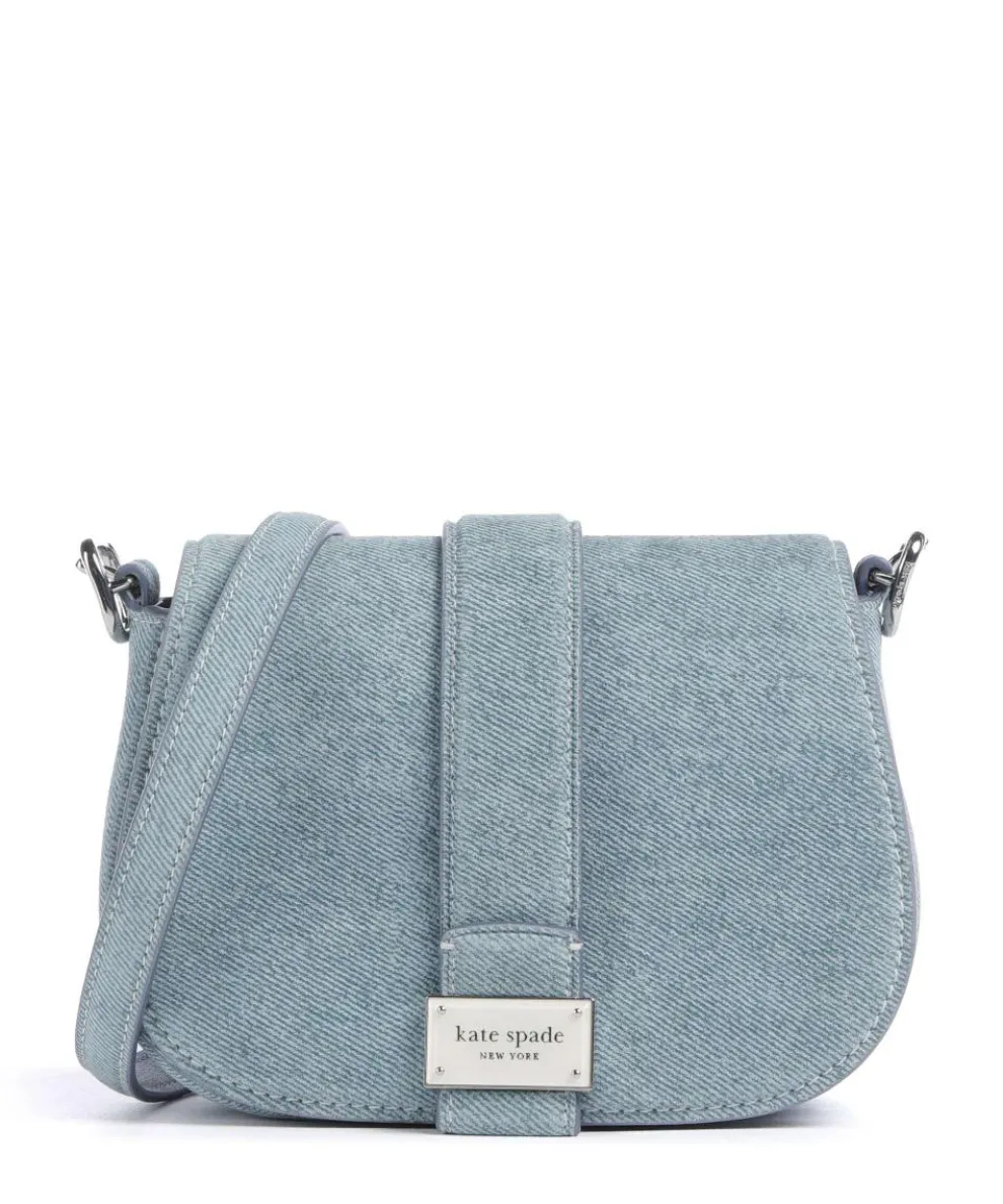 Nouveau Mini Umhängetasche aufgerautes Rindsleder blau