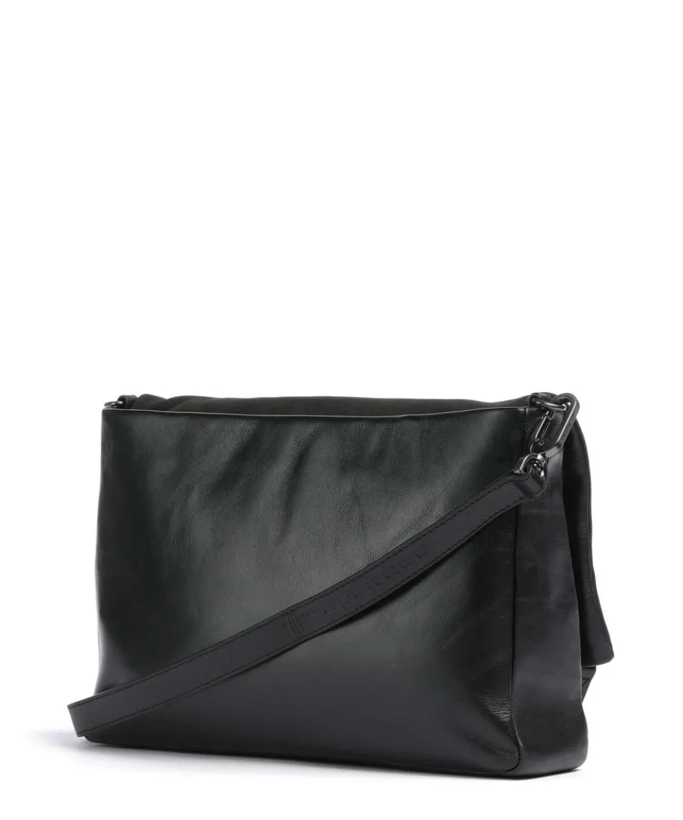 Heavenly Meadow Eden Umhängetasche Rindsleder schwarz