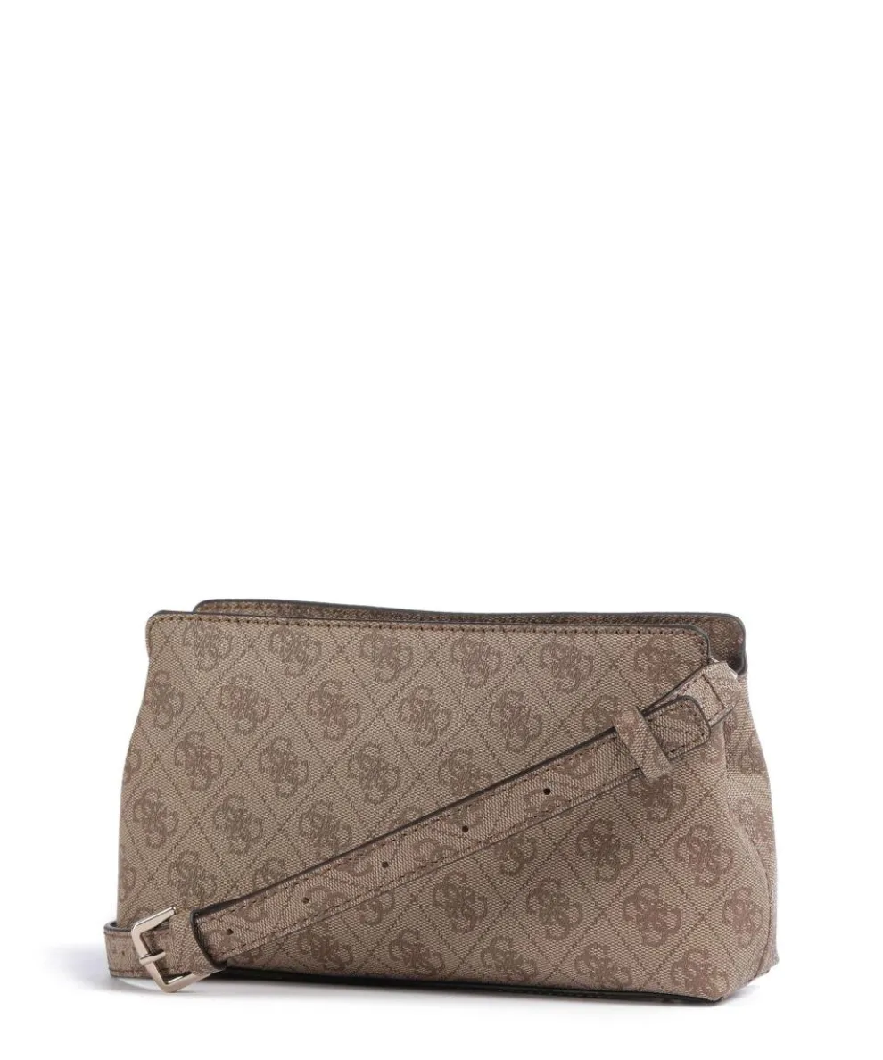 Katya 4G Logo Umhängetasche Lederimitat hellbraun