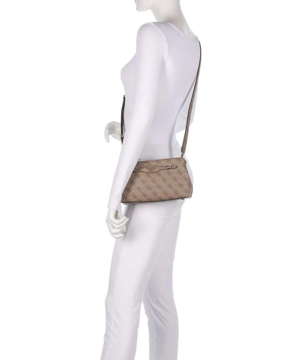 Katya 4G Logo Umhängetasche Lederimitat hellbraun