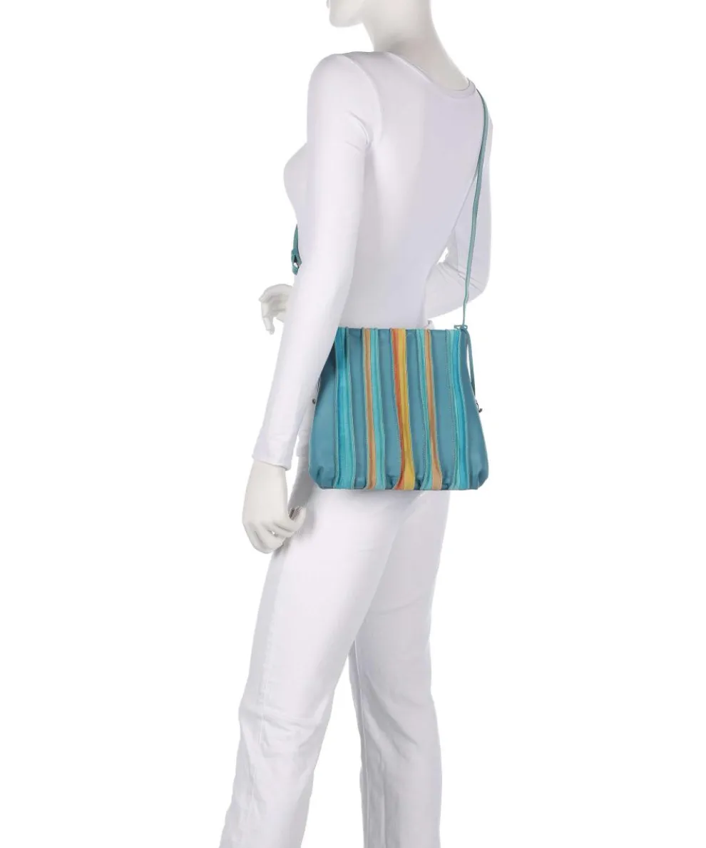 Laguna Umhängetasche Leder türkis