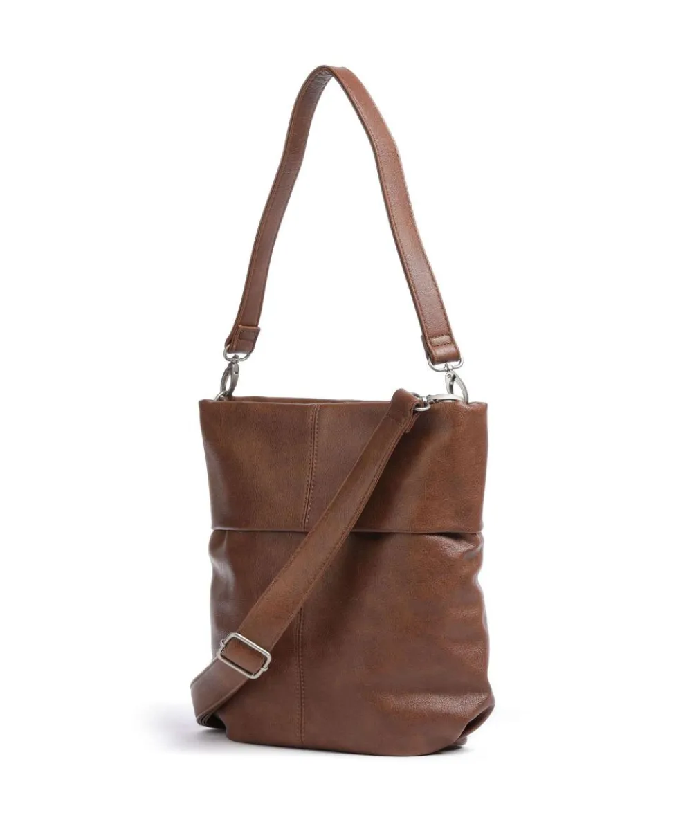Mademoiselle.M M90 Beuteltasche Lederimitat cognac