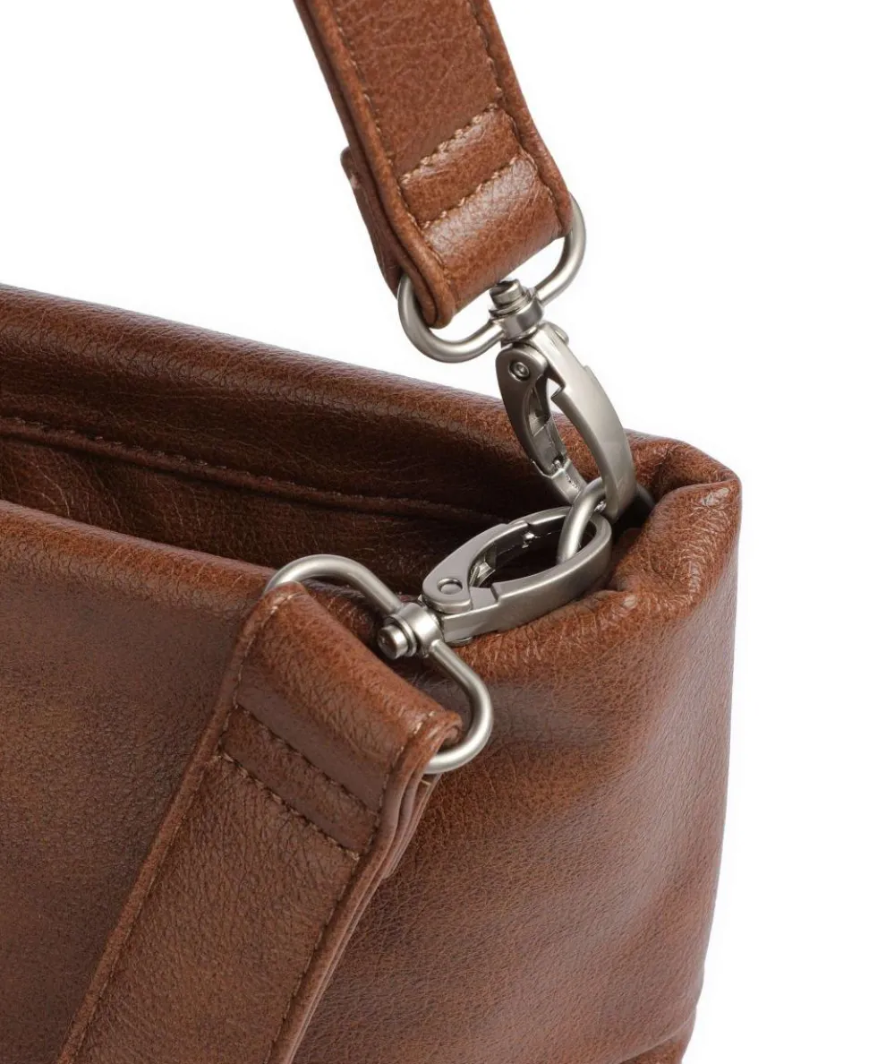 Mademoiselle.M M90 Beuteltasche Lederimitat cognac