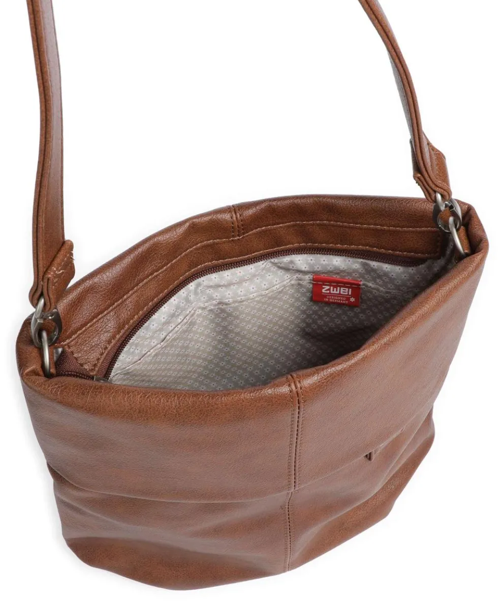 Mademoiselle.M M90 Beuteltasche Lederimitat cognac