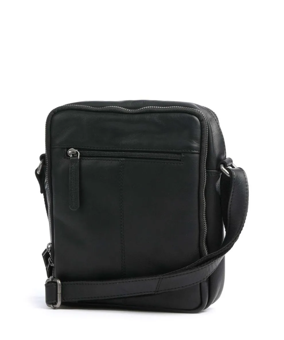 Alva Umhängetasche Pull-Up Rindsleder schwarz