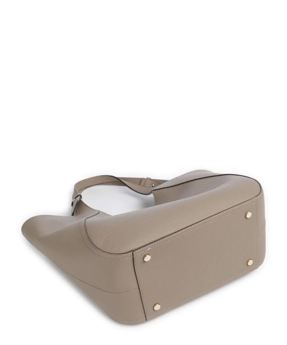 Lenah Big Shopper genarbtes Rindsleder taupe