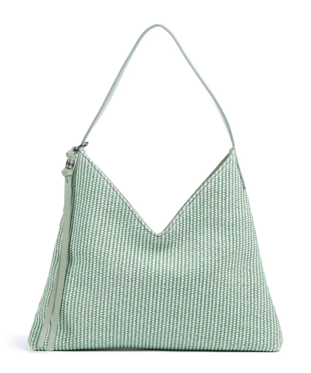 City-Beach-Repeat Schultertasche Bast mintgrün