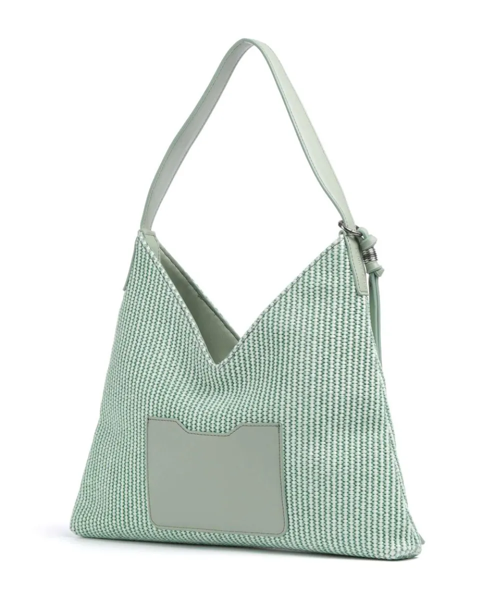 City-Beach-Repeat Schultertasche Bast mintgrün