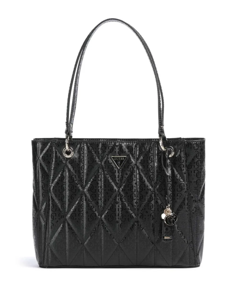 Aldina G-Shine Shopper Lederimitat schwarz