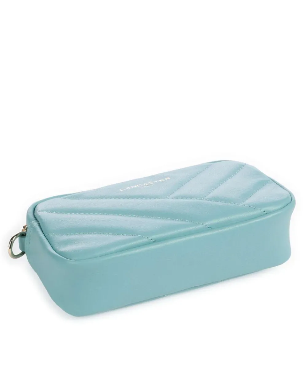 Soft Matelassé Umhängetasche weiches Rindsleder hellblau