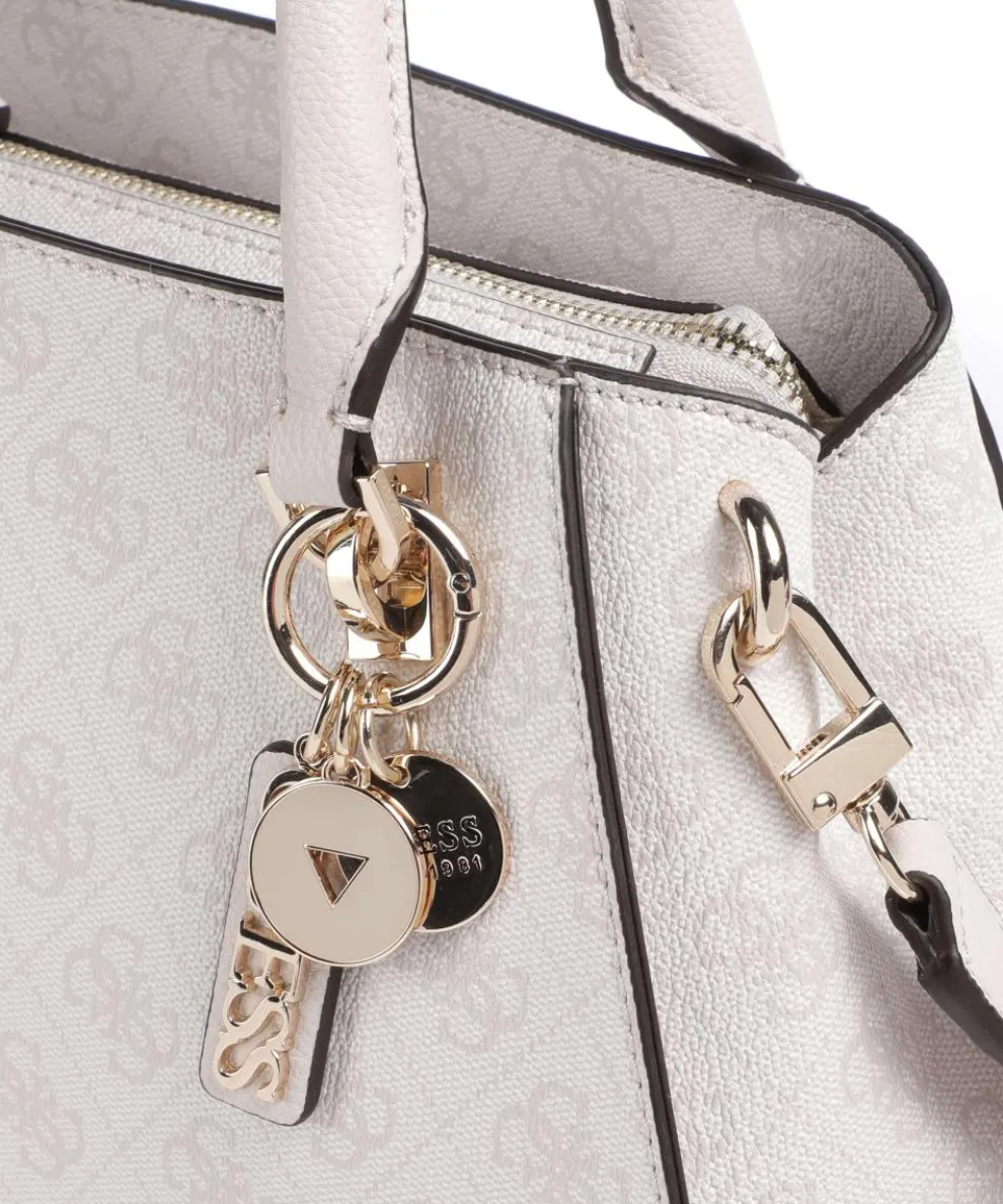 Noelle 4G Logo Handtasche Lederimitat weiß