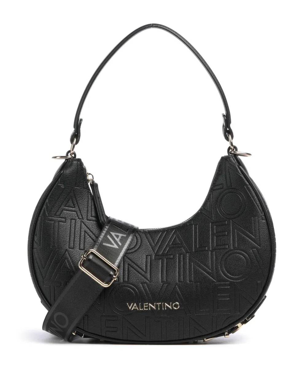 Shelby Schultertasche Lederimitat schwarz