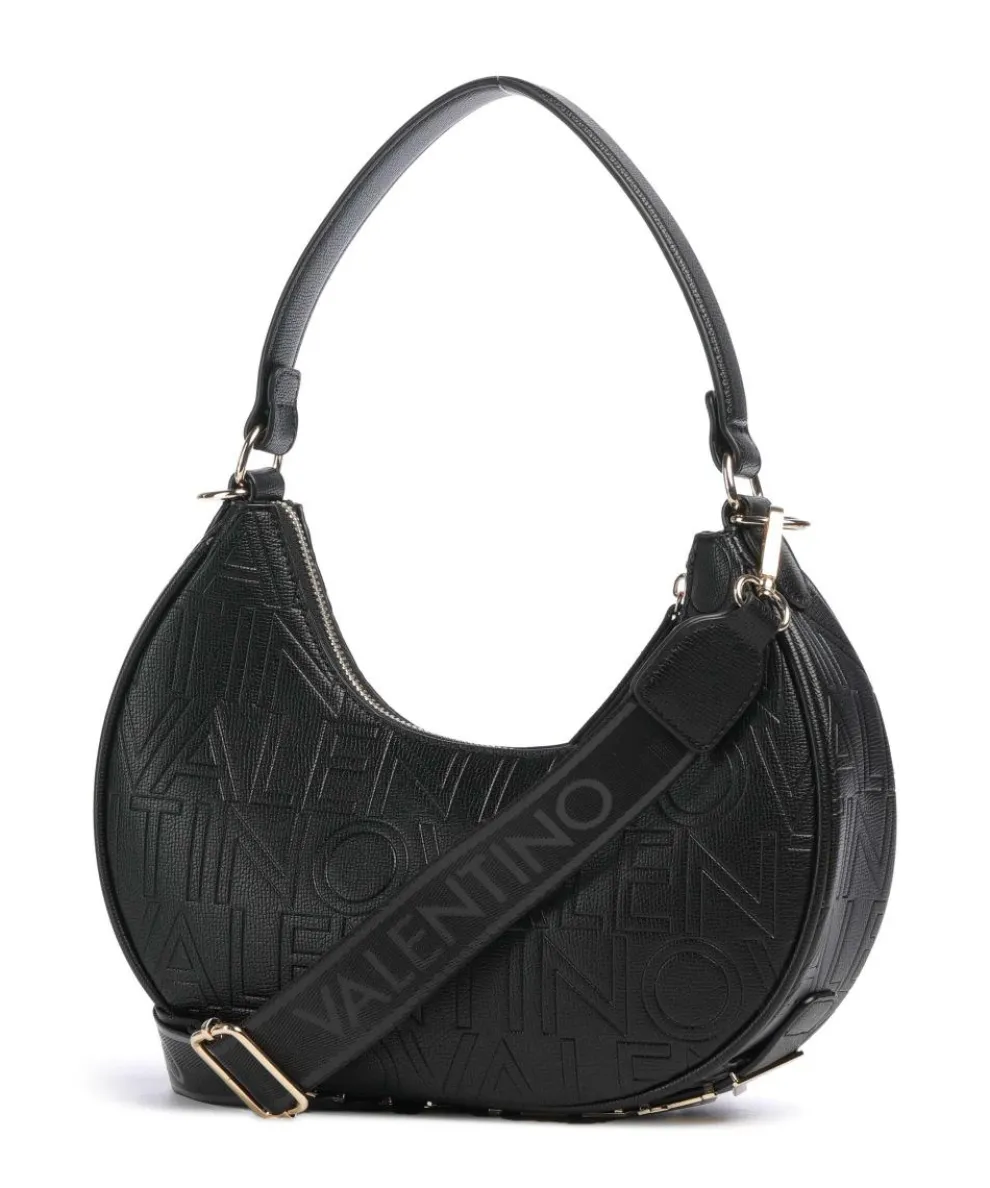 Shelby Schultertasche Lederimitat schwarz