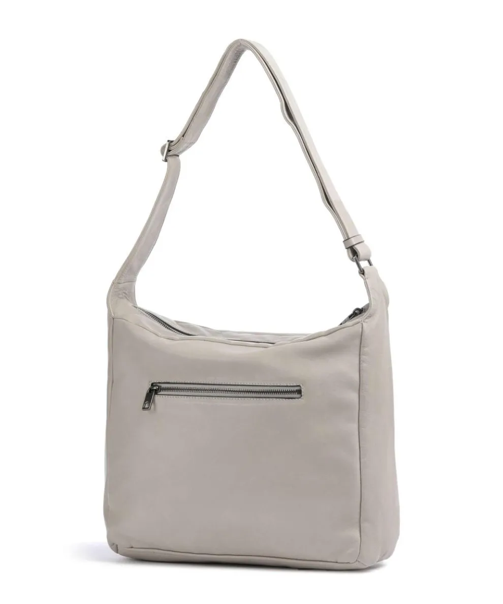 Hera Sheep Natuarl M Beuteltasche Schafsleder beige/weiß