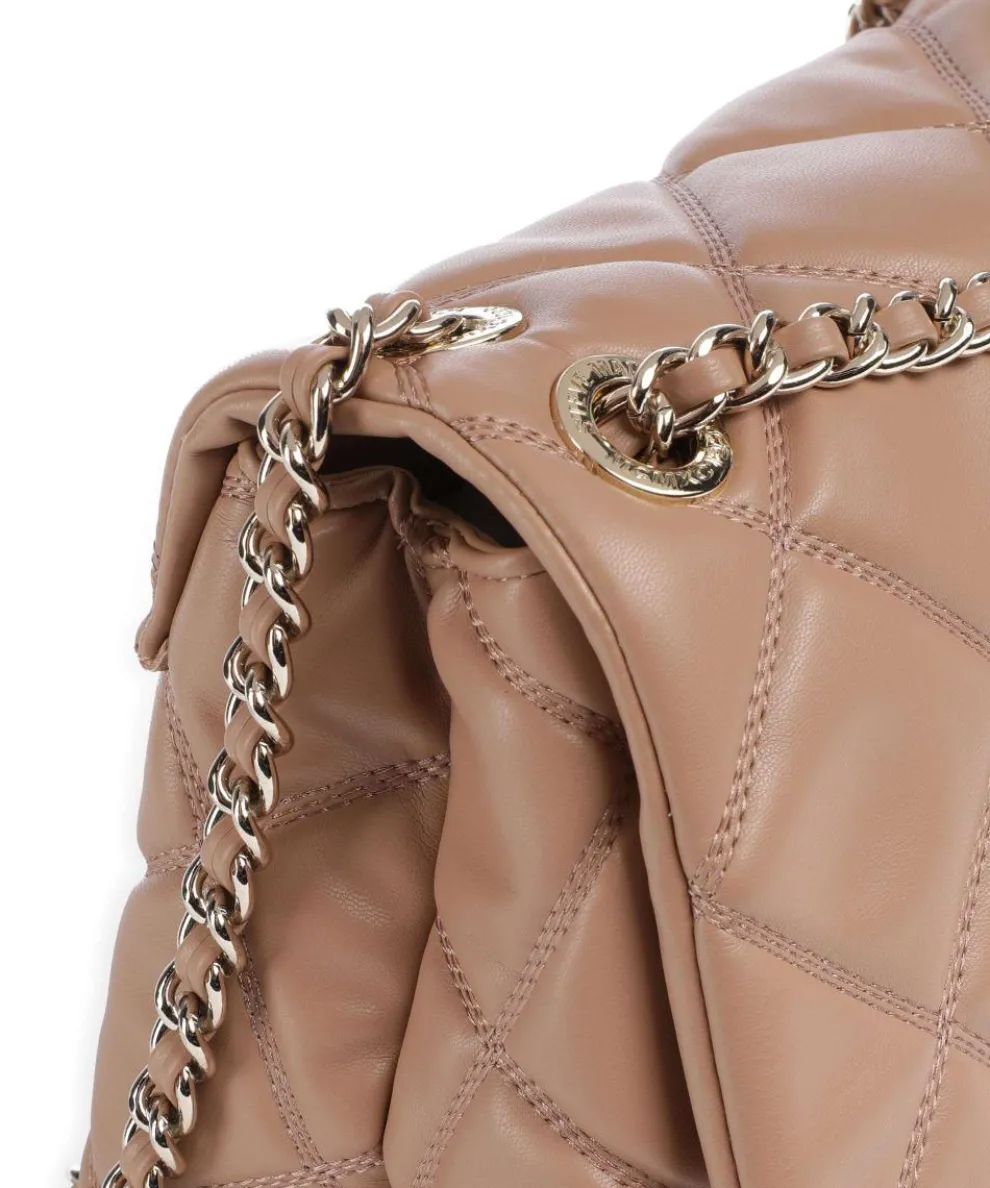 BJOLENE Schultertasche Lederimitat hellbraun