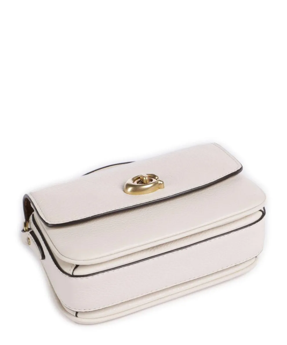 Cassie 17 Umhängetasche genarbtes Rindsleder elfenbein