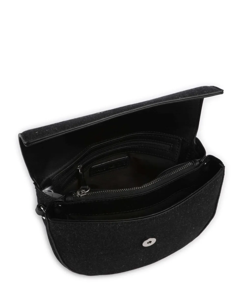 Bigs Denim Umhängetasche Baumwolle schwarz