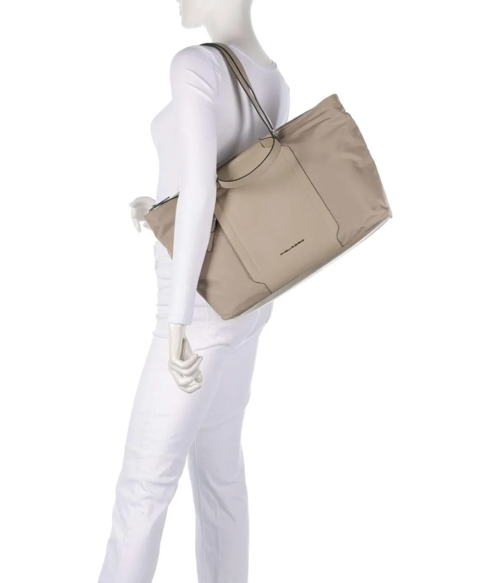 W92T Shopper 15″ recyceltes Nylon beige