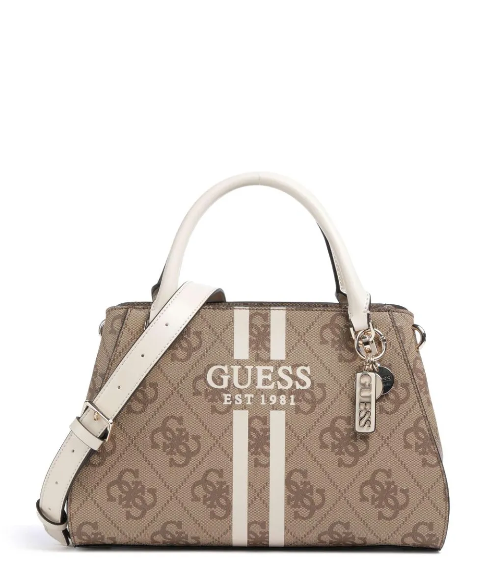 Noelle 4G Logo Handtasche Lederimitat hellbraun