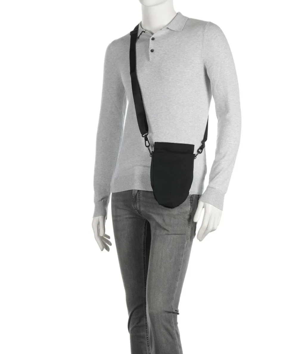 Smooth Umhängetasche Nylon schwarz