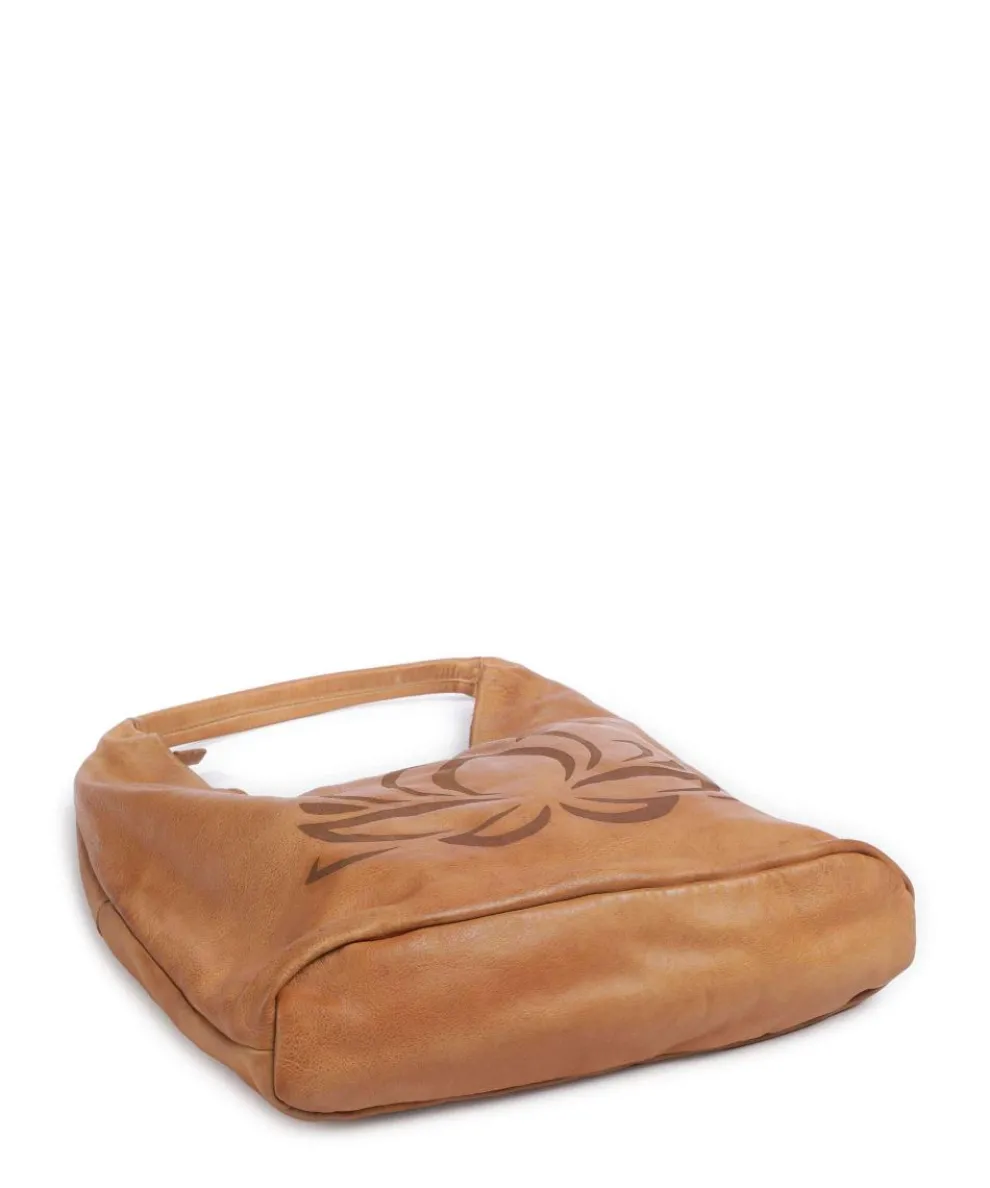 Freundgasse 1 Shopper genarbtes Leder braun