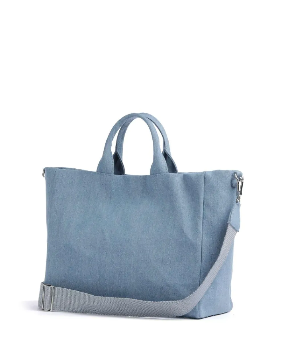 Jeans Raquel Handtasche Baumwolle hellblau