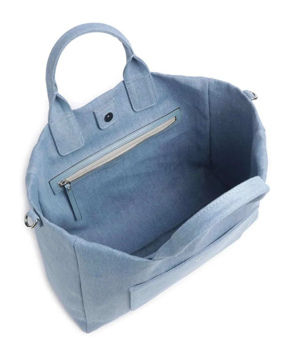 Jeans Raquel Handtasche Baumwolle hellblau