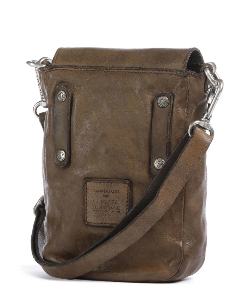 Umhängetasche fein genarbtes Rindsleder olivgrün