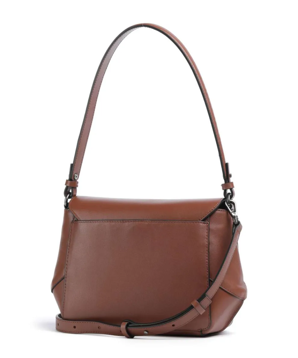 Lilly Soft Nappa M Schultertasche Nappaleder braun