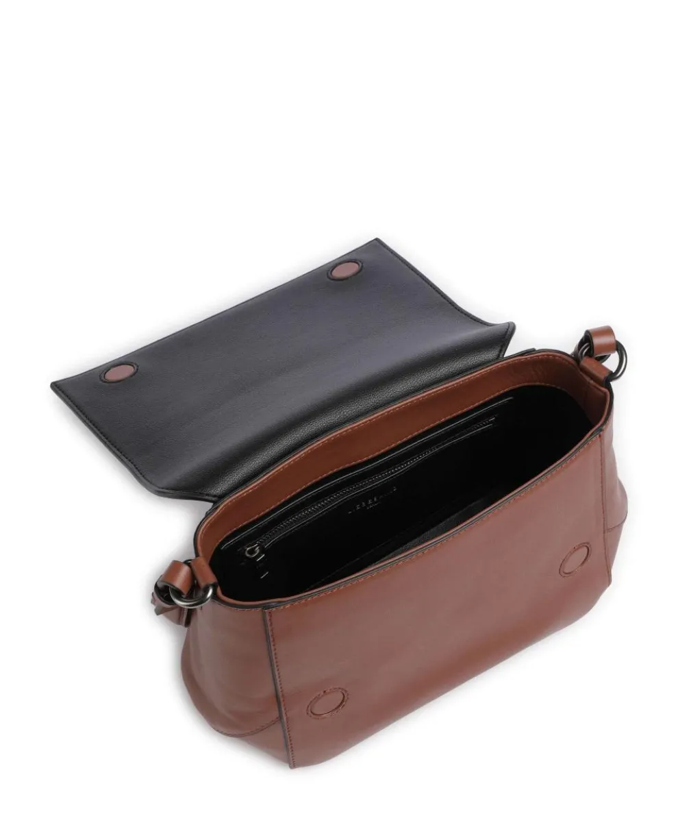 Lilly Soft Nappa M Schultertasche Nappaleder braun