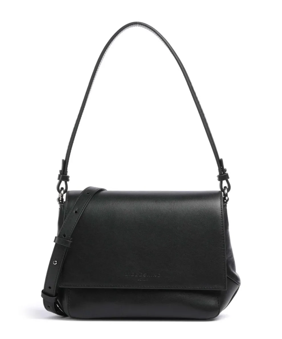Lilly Soft Nappa M Schultertasche Nappaleder schwarz