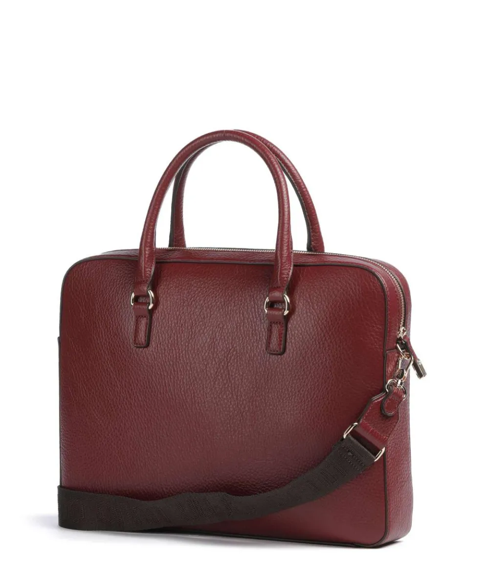 Manhattan M Aktentasche Lederimitat wein