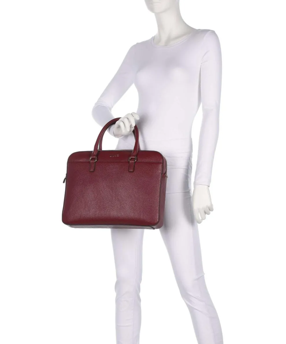 Manhattan M Aktentasche Lederimitat wein