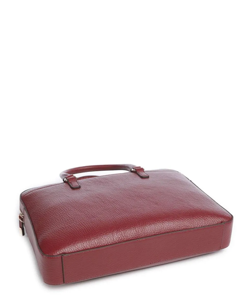 Manhattan M Aktentasche Lederimitat wein