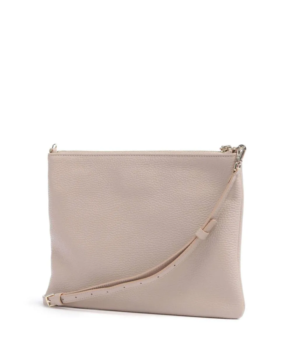 Best Umhängetasche genarbtes Leder nude