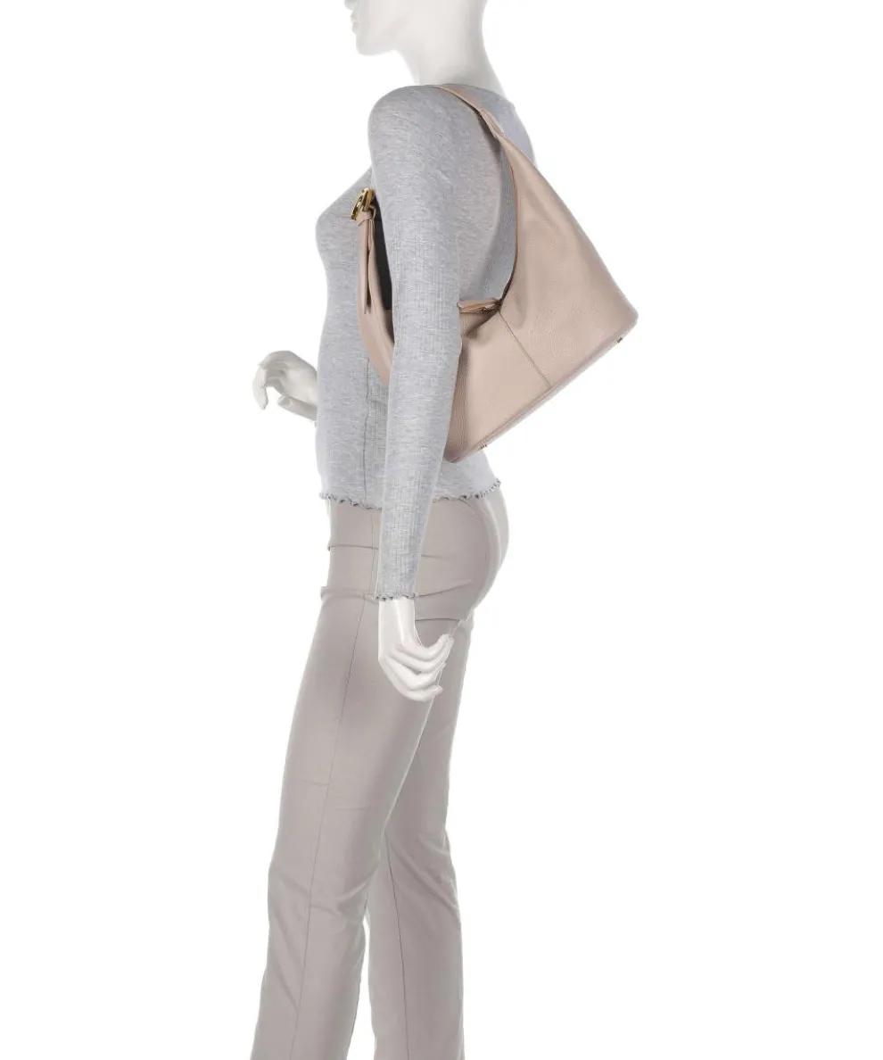 Fernanda Beuteltasche genarbtes Rindsleder altrosa