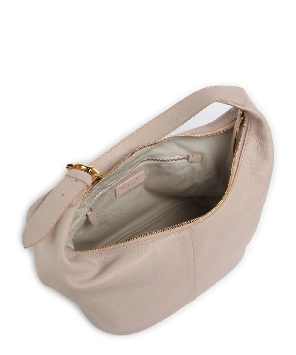 Fernanda Beuteltasche genarbtes Rindsleder altrosa