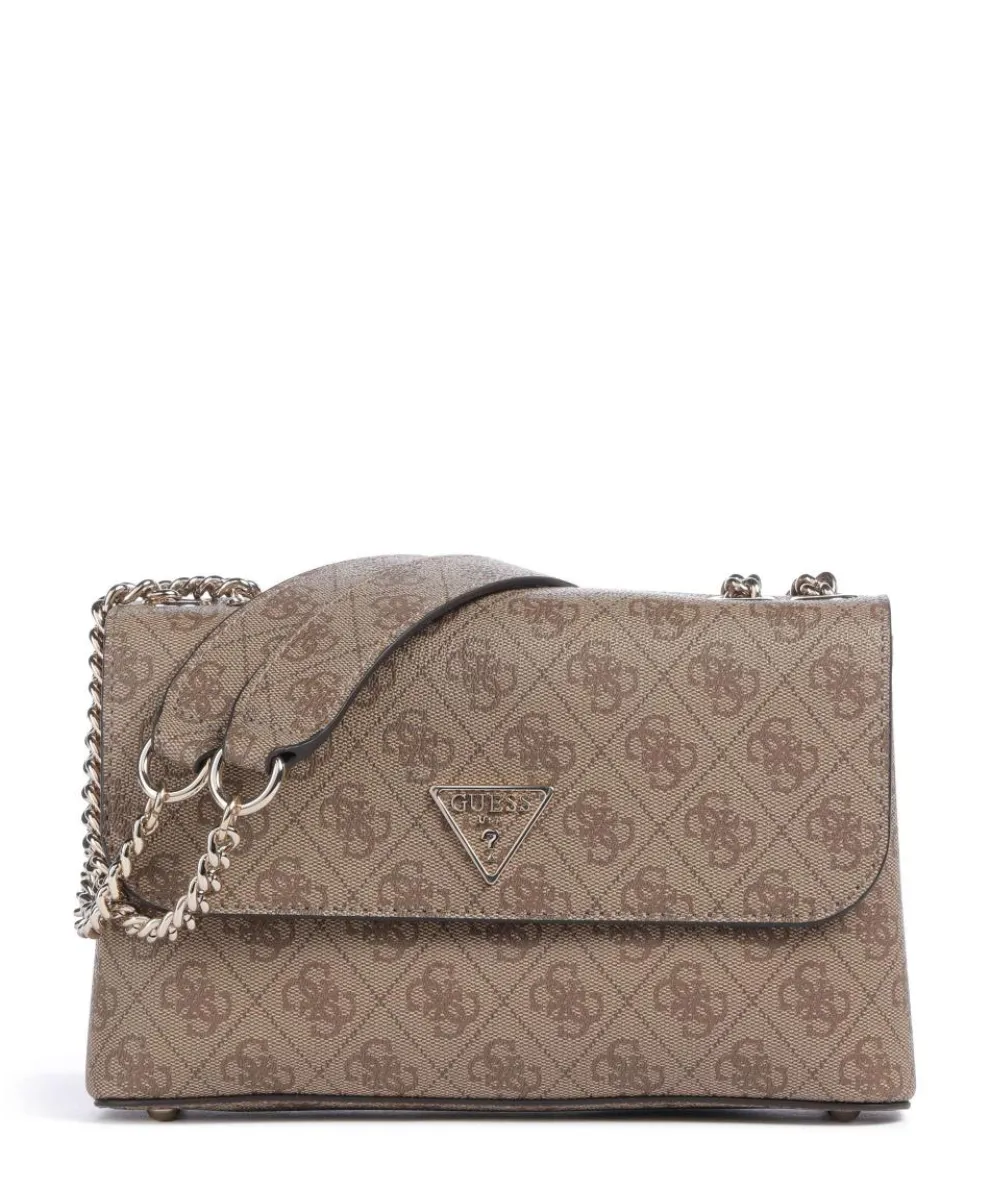 Erica Eco Schultertasche Lederimitat hellbraun