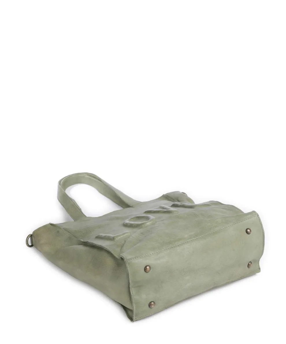 Paoliweg 1 Shopper genarbtes Rindsleder grün