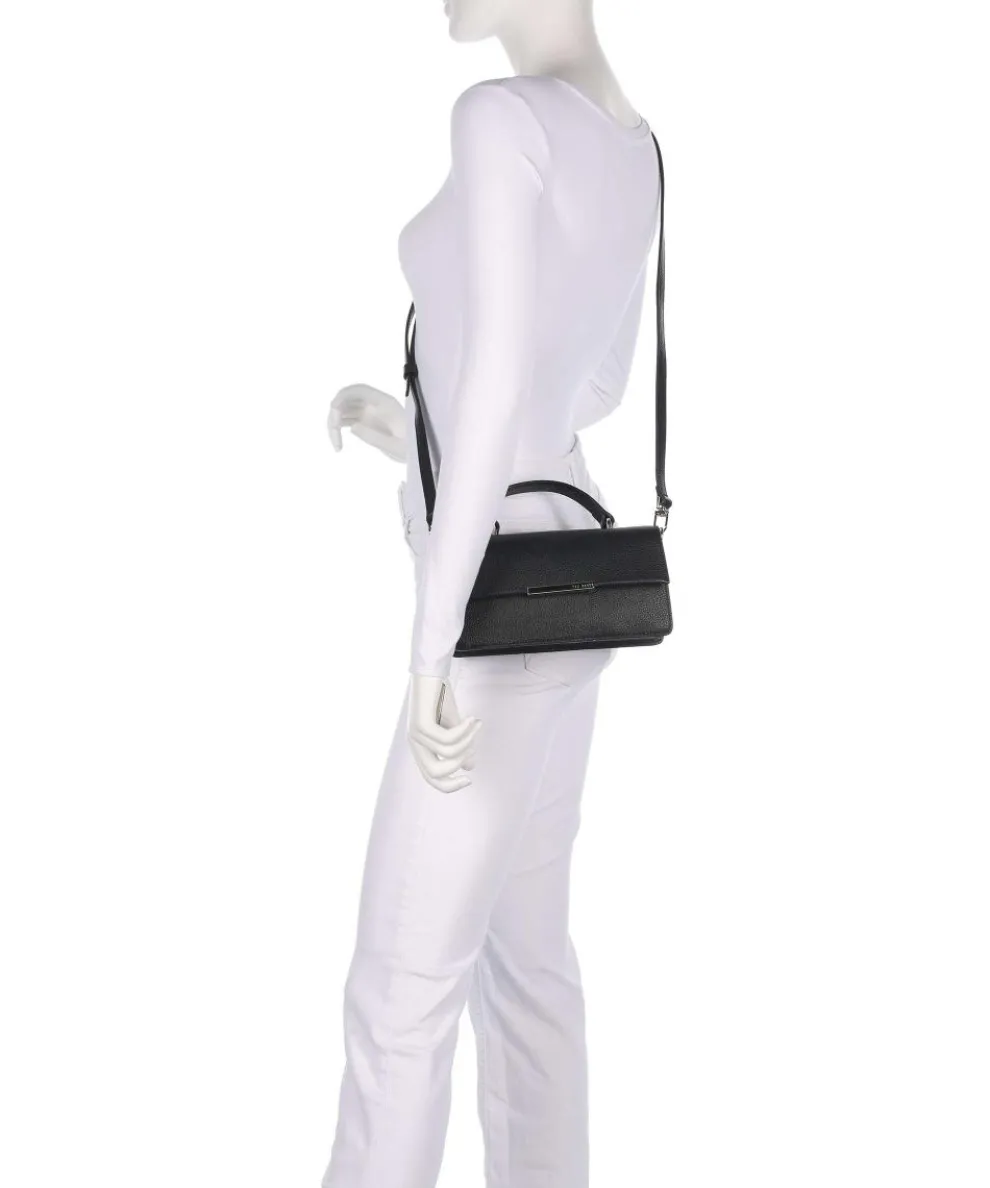 Rosly Umhängetasche genarbtes Rindsleder schwarz