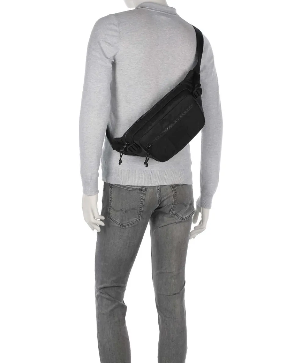 Jhin Gürteltasche recyceltes Polyester schwarz