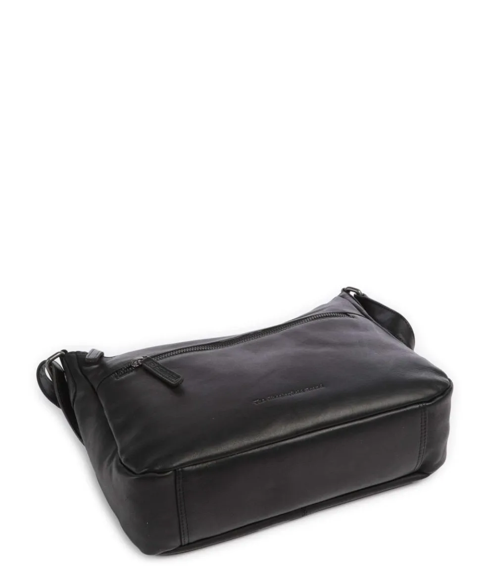 Cow Wax Pull Up Loraine Umhängetasche Rindsleder schwarz