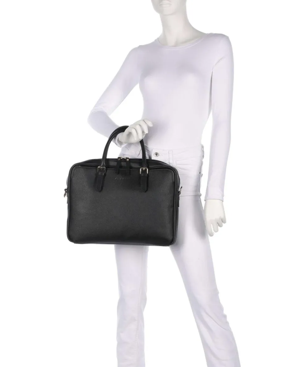 Ella Aktentasche 15″ Lederimitat schwarz