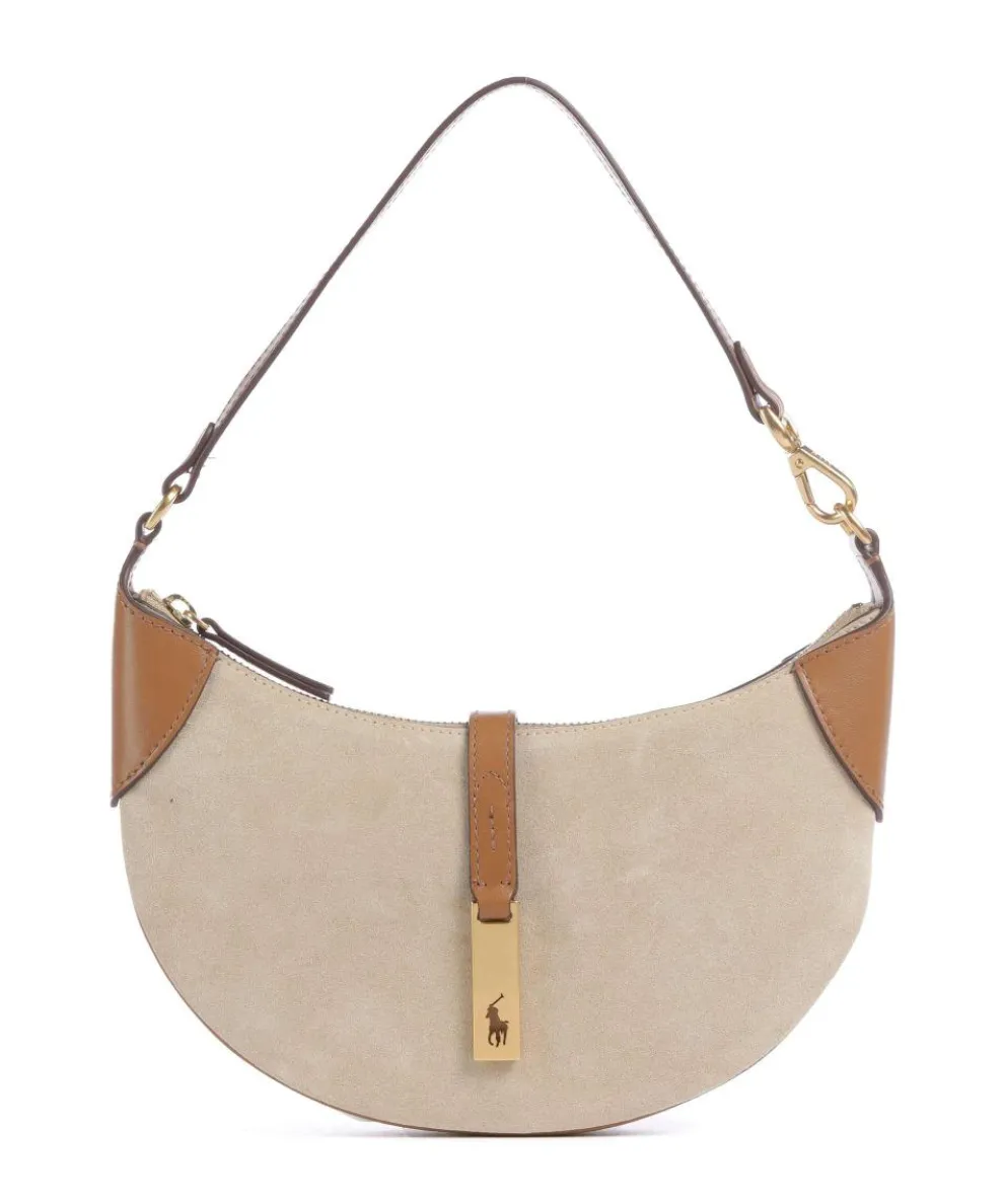 ID Collection Small Schultertasche aufgerautes Rindsleder braun