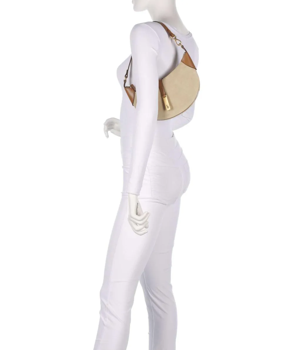 ID Collection Small Schultertasche aufgerautes Rindsleder braun